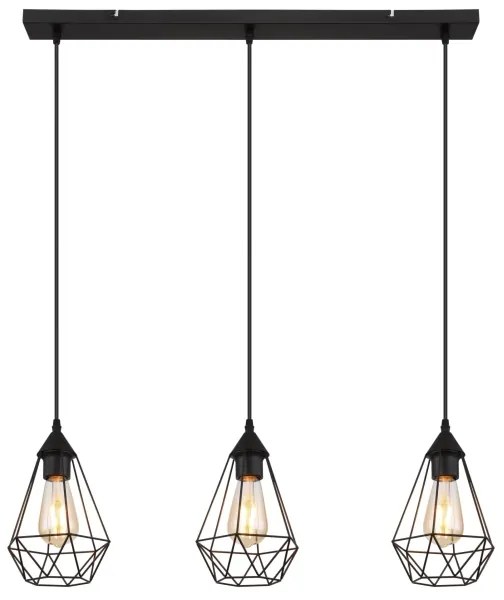 Globo 15745-3H - Luster na lanku ZACHARY 3xE27/60W/230V