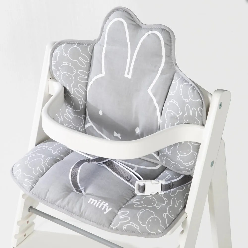 Sivá vložka do jedálenskej stoličky Miffy – Roba