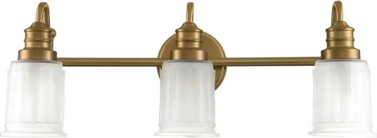 Quoizel QZ-SWELL3-BB-BATH-LED Kúpeľňové nástenné svietidlo SWELL 3xG9/3W/230V IP44 zlaté