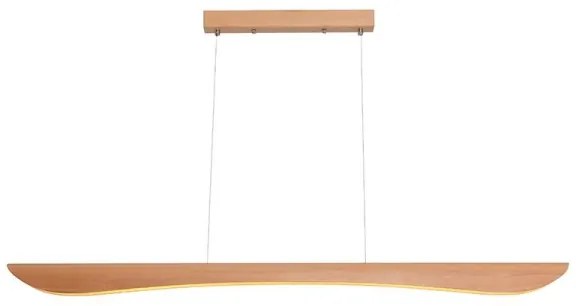 LED Luster na lanku LED/22W/230V 4000K 120 cm buk/masív