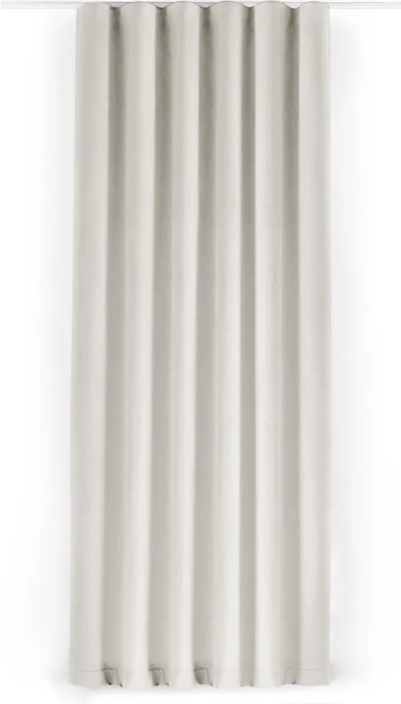 Krémový zamatový dimout záves 265x250 cm Velto – Filumi