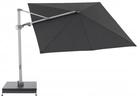 Knirps KNIRPS 320 x 320 cm - luxusný výkyvný záhradný slnečník s bočnou tyčou : Farba slnečníka - Tmavě šedá