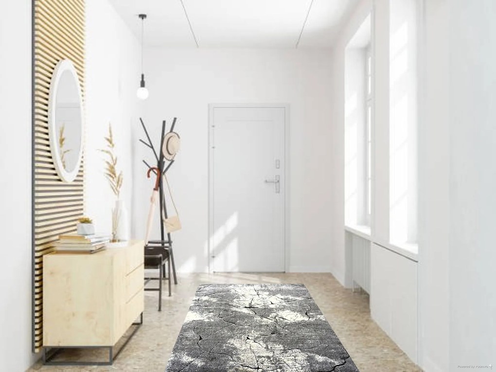 Berfin Dywany, Kusový koberec Miami 129 Grey, 280x370, šedá, obývacia izba