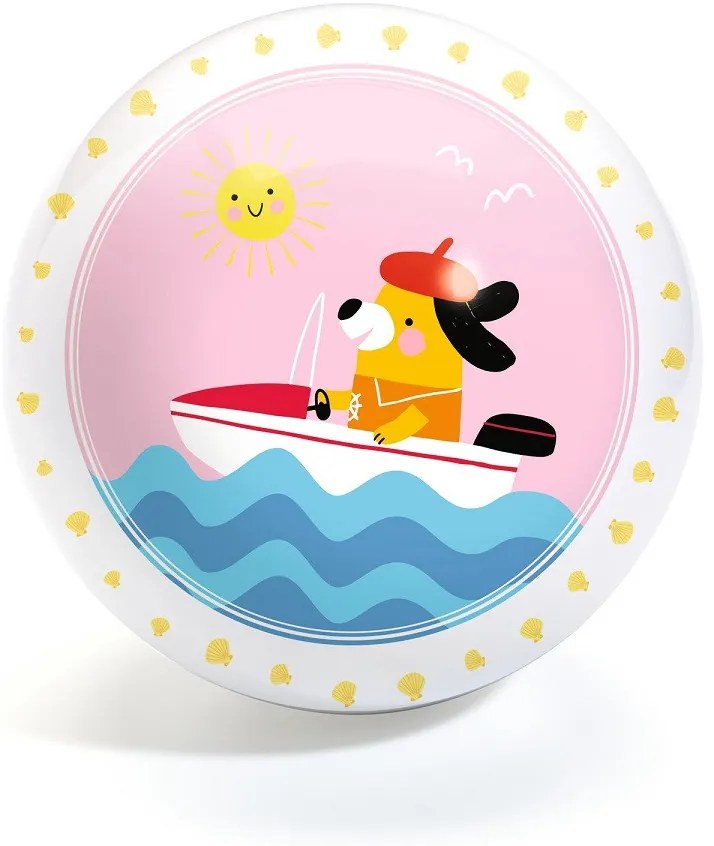 Lopta - Zvieratká v člne - 12 cm