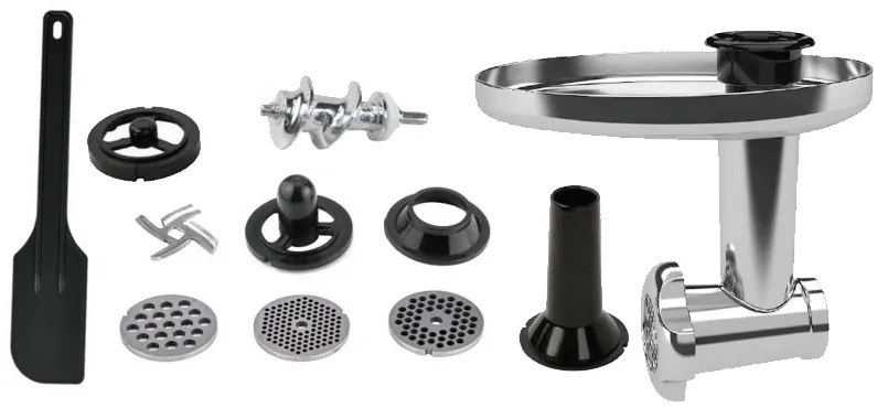 DMS Germany KMFB-1700 kuchynský robot 3v1 1700 W / kovové prevody / červená