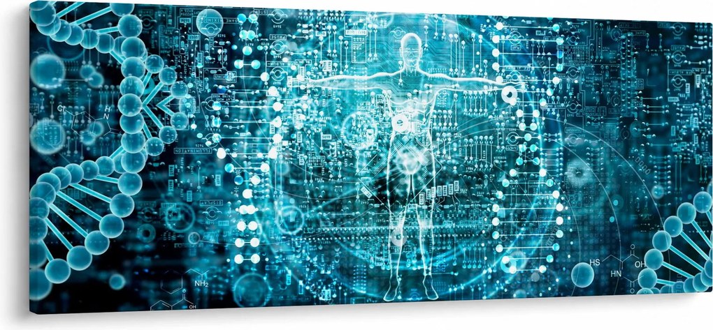 Obraz - Genetika (120x50 cm)