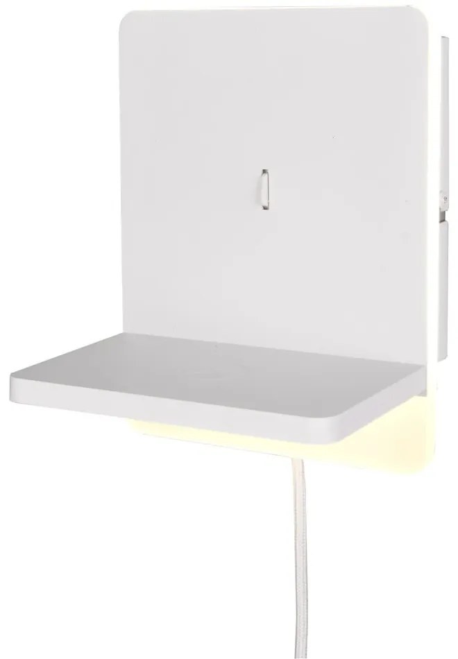 Biele LED stmievateľné nástenné svietidlo Fairfield – Trio