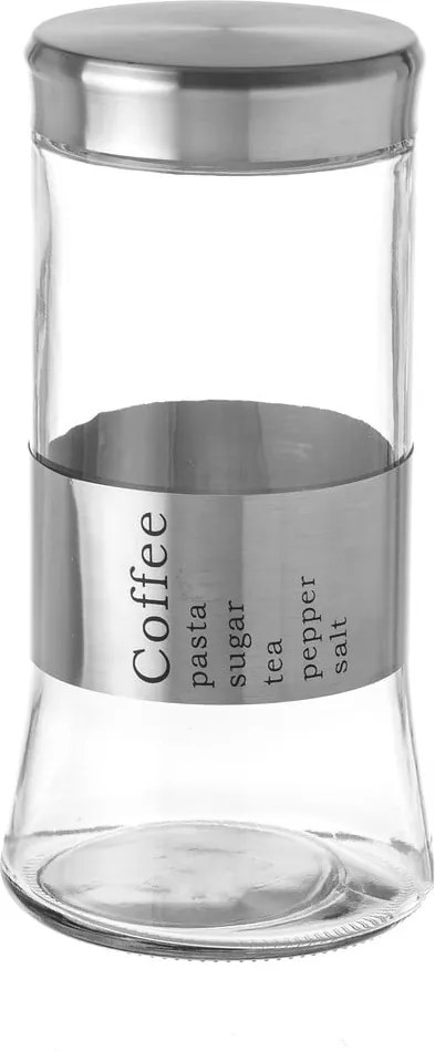 Sklenená dóza na kávu Unimasa Transparent, 1550 ml