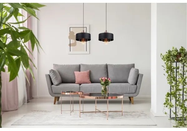 Luster na lanku VEST 2xE27/60W/230V