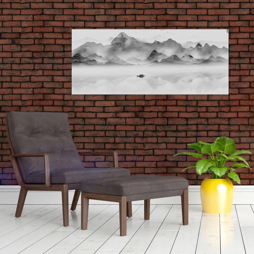 Obraz - Japonské jazero (120x50 cm)