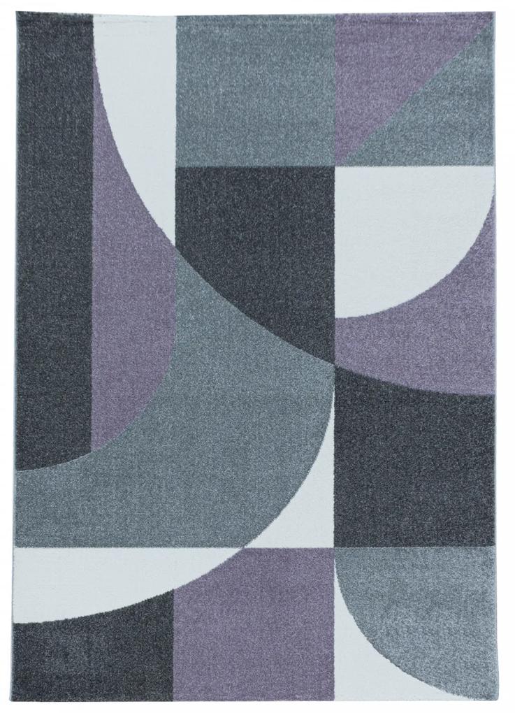 Ayyildiz koberce Kusový koberec Efor 3711 violet - 80x250 cm