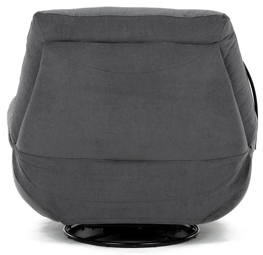 Elektrické polohovateľné kreslo s integrovanýmovládaním, sivé