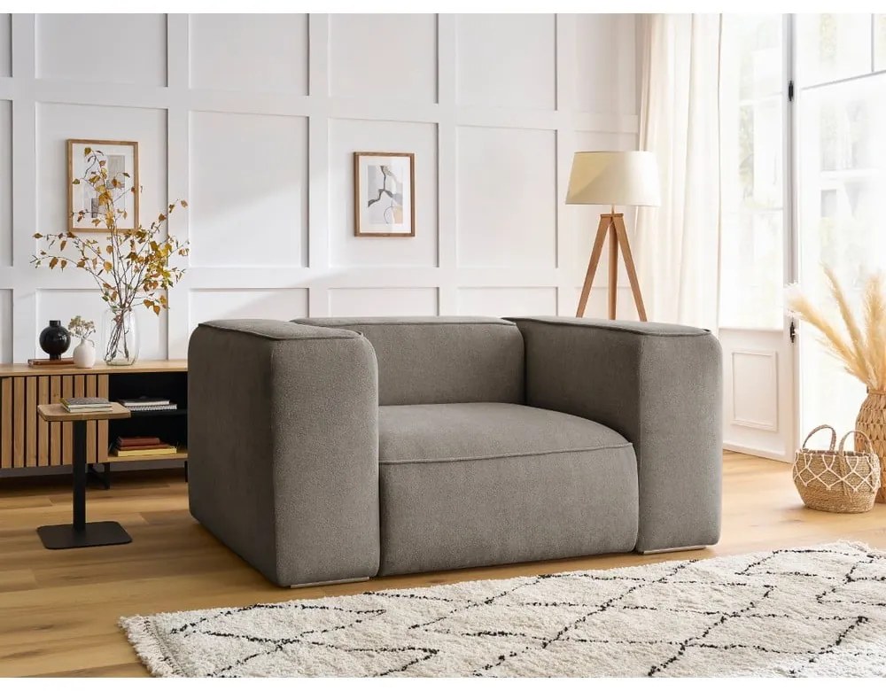 Sivobéžové kreslo Zephyr – Bobochic Paris