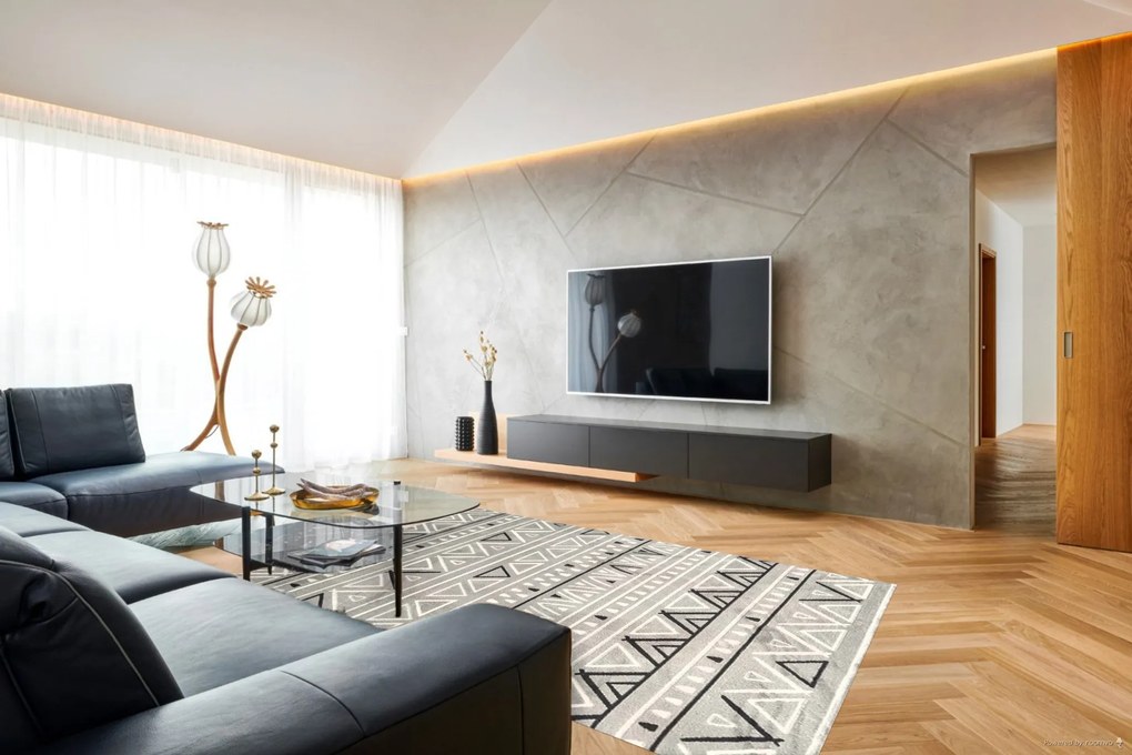 Berfin Dywany, Kusový koberec Alfa New 7207 Grey, 120x180, šedá, obývacia izba