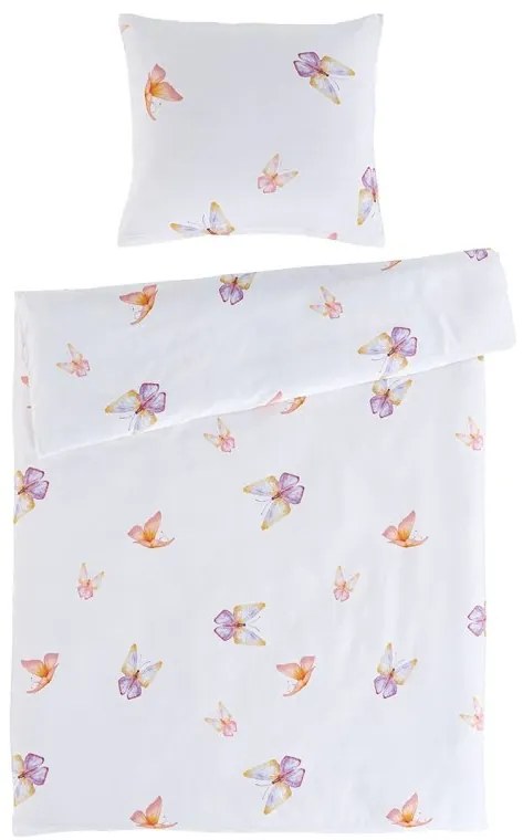 Saténové obliečky Flutter 160x200/2x70x80 cm