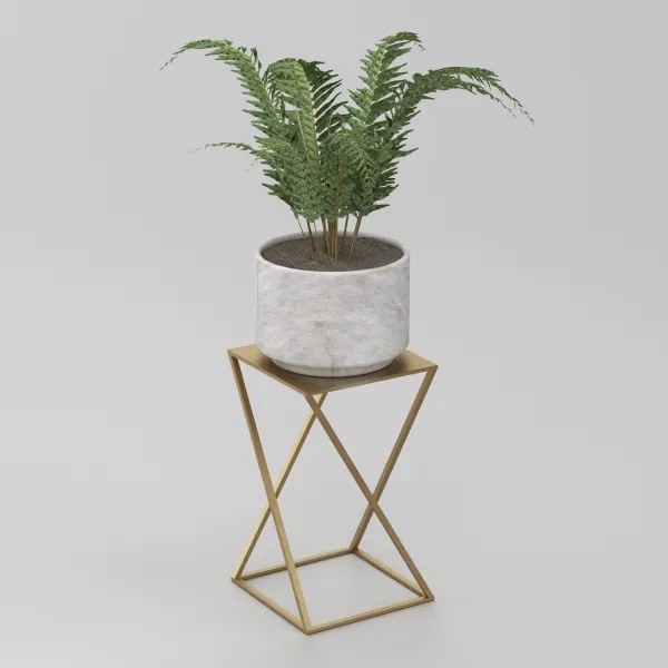 Stojan na kvety 40x24 cm zlatá