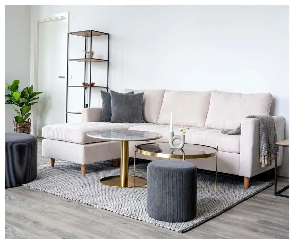 Knižnica v dekore duba v prírodnej farbe 51x170 cm Vita – House Nordic