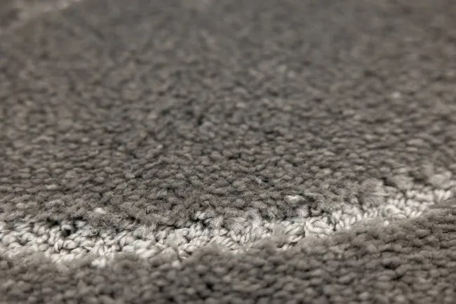 Kúpeľňový koberček Shell sivý