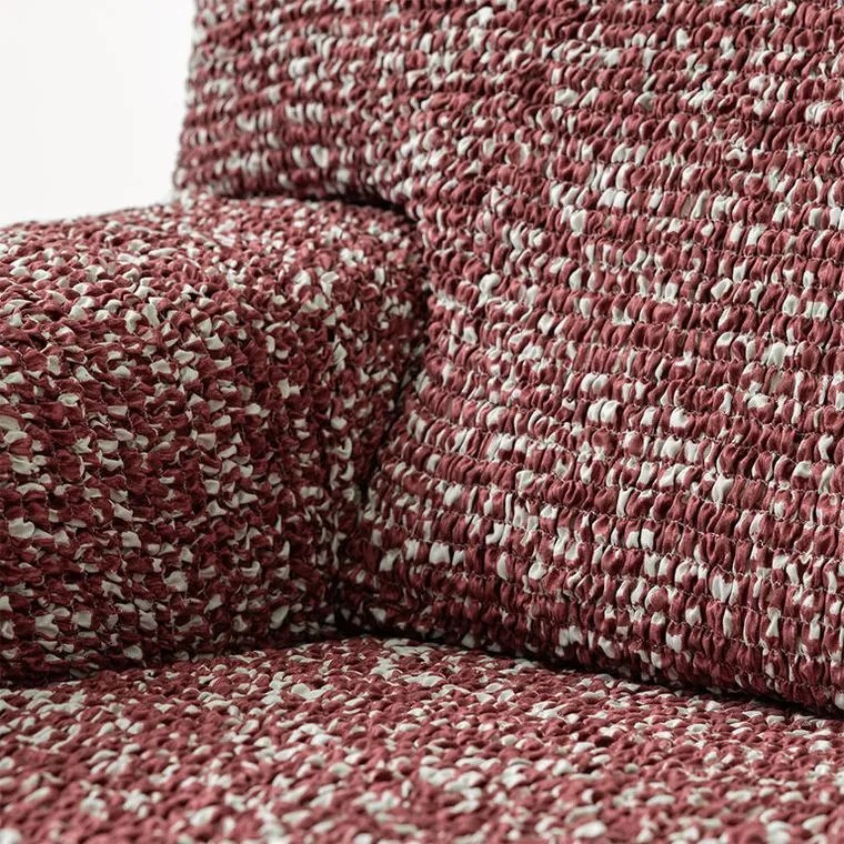 Bielastické poťahy GLORIA vínová kreslo (š. 60 - 110 cm)