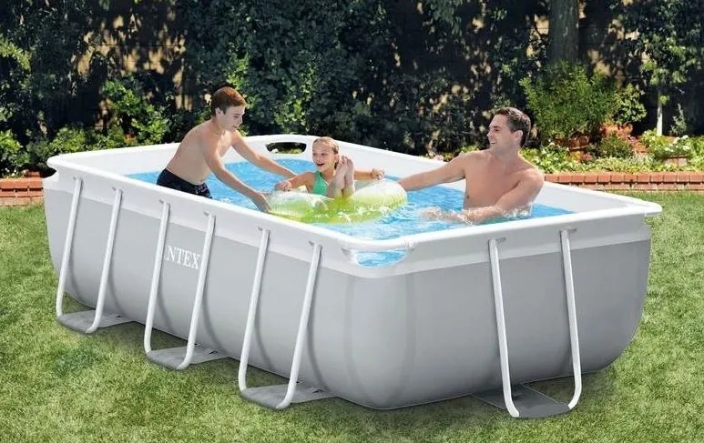 INTEX PRISM FRAME RECTANGULAR PREMIUM POOLS Bazén 400 x 200 x 100 cm s filtráciou 26788GN