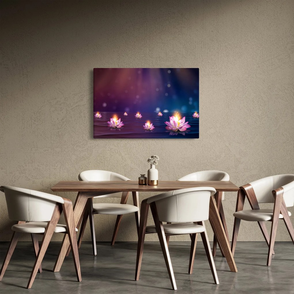 Obraz - Čarovné lekná (90x60 cm)