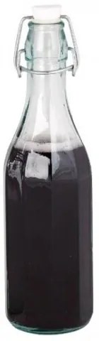 Skleněná fľaša s clip uzáverom, 0,5 l, 6 ks, 0,5 l