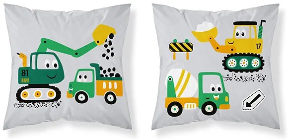 Obliečka na vankúšik Farebná brigáda 40x40 cm