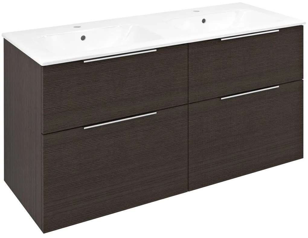 Sapho Sapho, CIRASA umývadlová skrinka 118,4x64x46cm, rustikálna borovica, CR121-1616-21