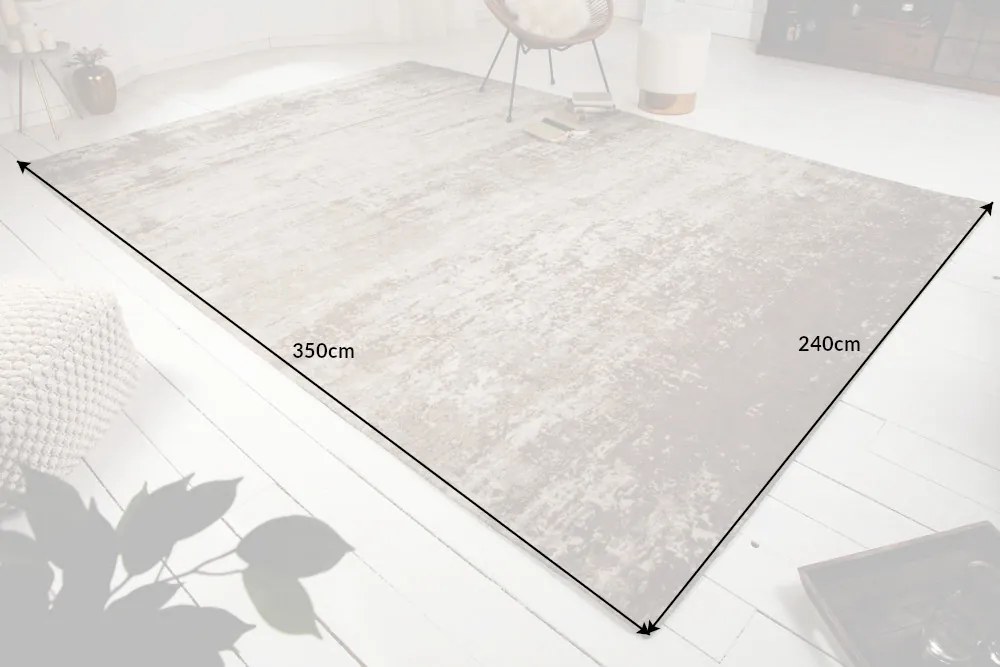 Koberec Modern Art 350x240cm béžovo sivý