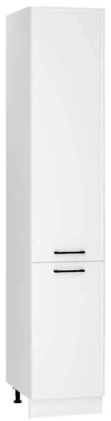 Kuchynská skrinka Emily D40SŁ 2133 PL 2FR biely hrášok mat