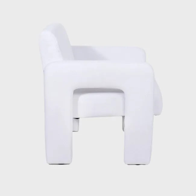 Kreslo PELLE biele 737763