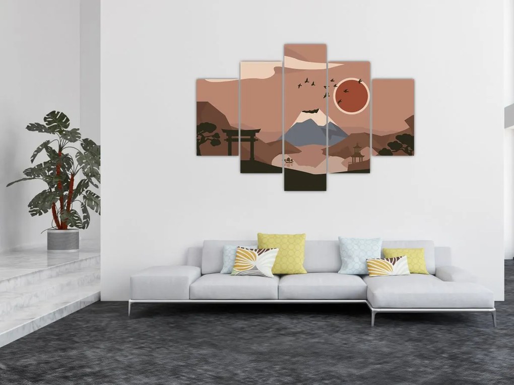 Obraz - Japonsko N⁰1 (150x105 cm)