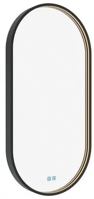 Zrkadlo so senzorom Nimco 50x100 cm čierna matná ZPC32004LVX90