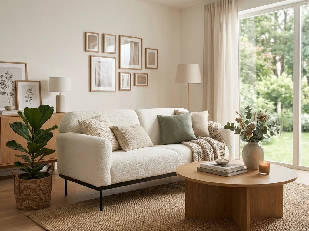 Biela dizajnová pohovka ANDERSON