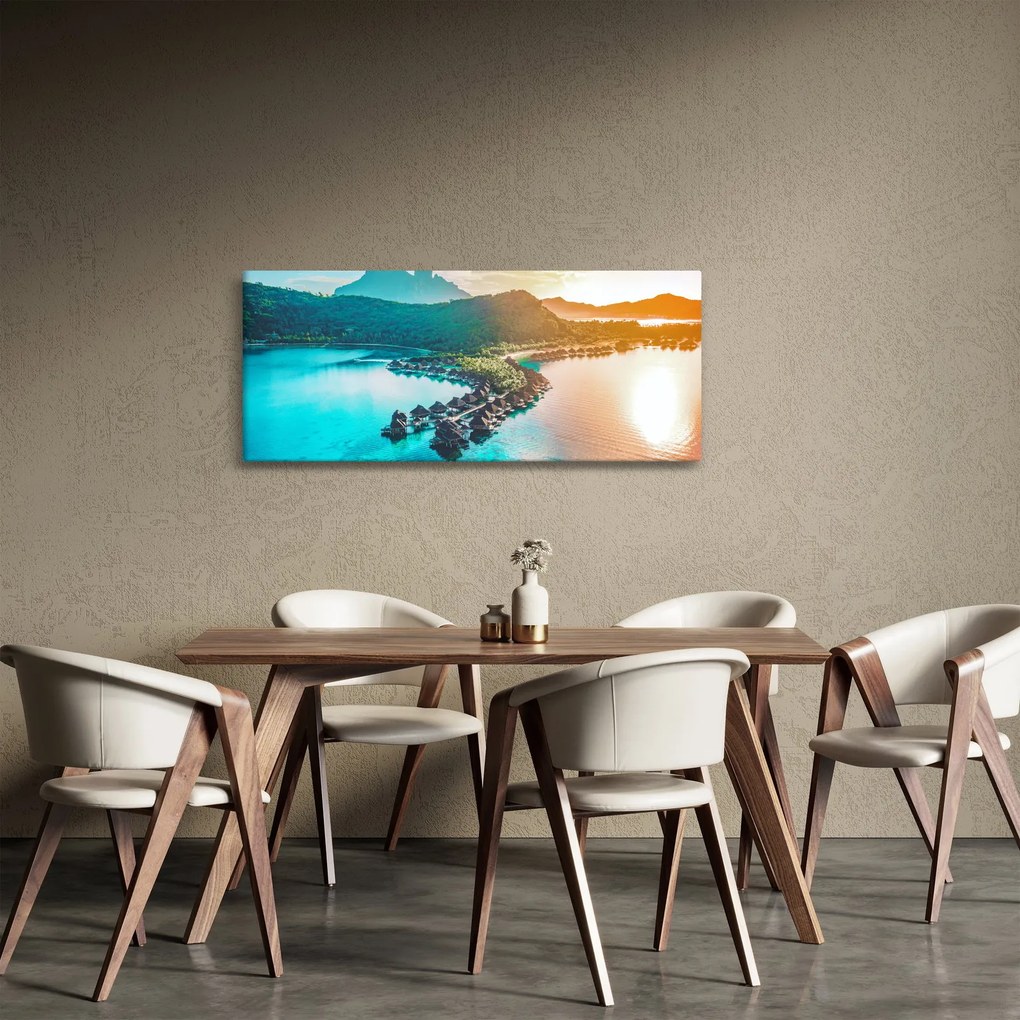 Obraz - Bora Bora (120x50 cm)