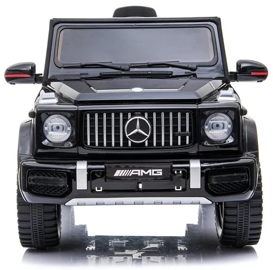 LEAN TOYS Elektrické autíčko Mercedes Benz G 63 AMG - lakované - čierne