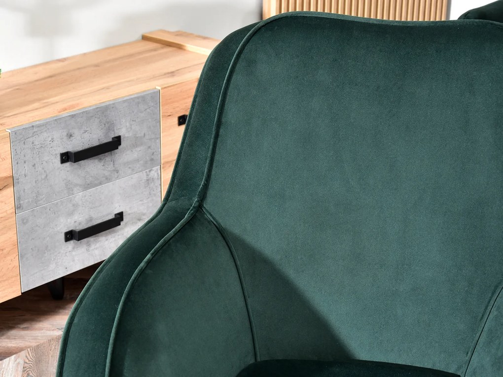Relaxačné kreslo Merch (čierna). Akcia -21%. Vlastná spoľahlivá doprava až k Vám domov. 1136117