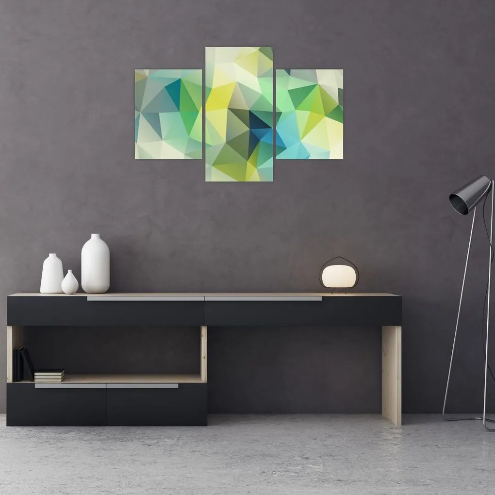 Obraz geometrické abstrakcie (90x60 cm)