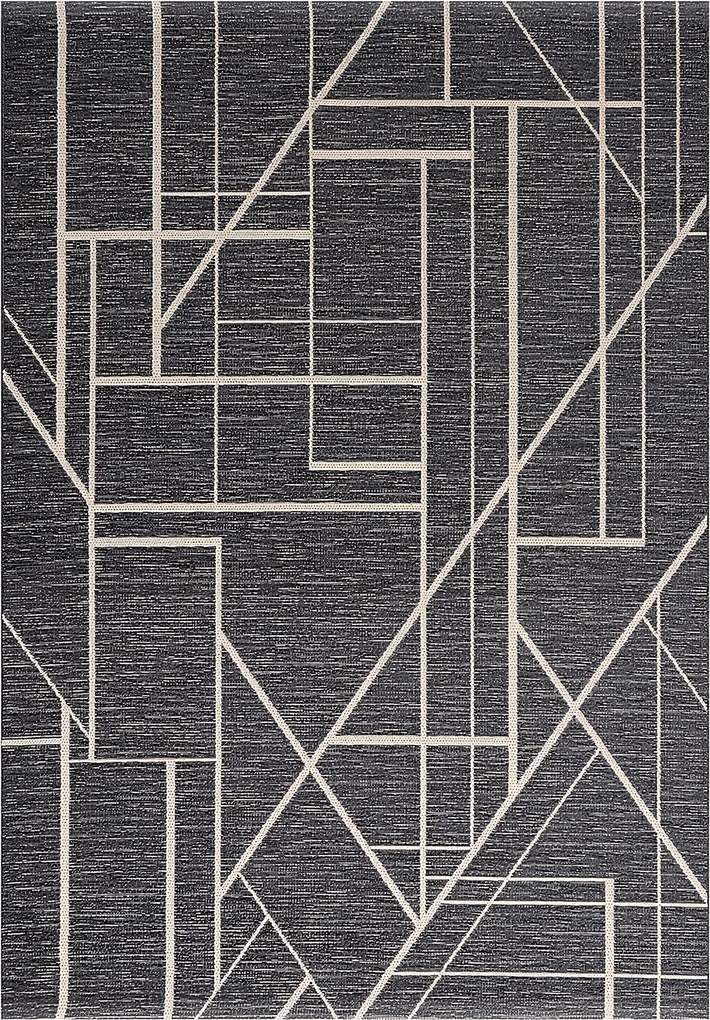 Koberec Velvet beige/petrol blue 160x230cm