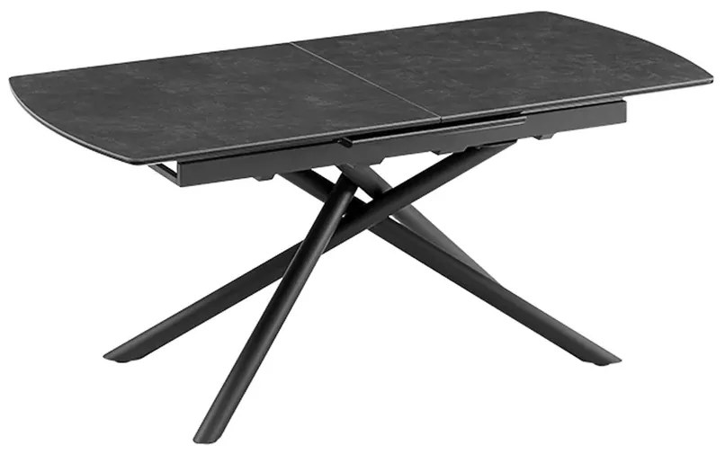 Jedálenský stôl MIKADO 180-230 cm rozkladací s keramickou doskou z grafitového mramoru