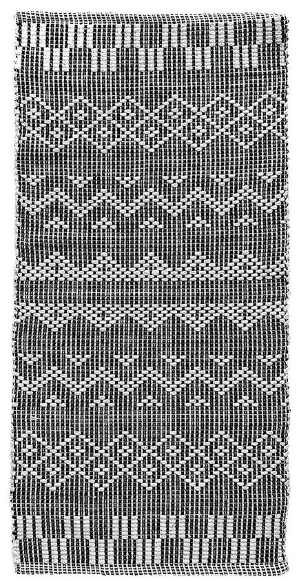 Koberec bavlnený Chindi 0.6/1.2 Cr-1280 čierny