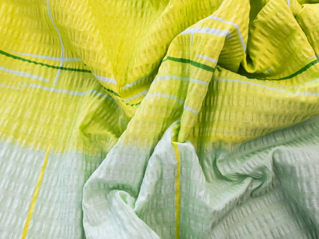 MKLuzkoviny.cz Predĺžené krepové obliečky Exclusive – Magic zelená