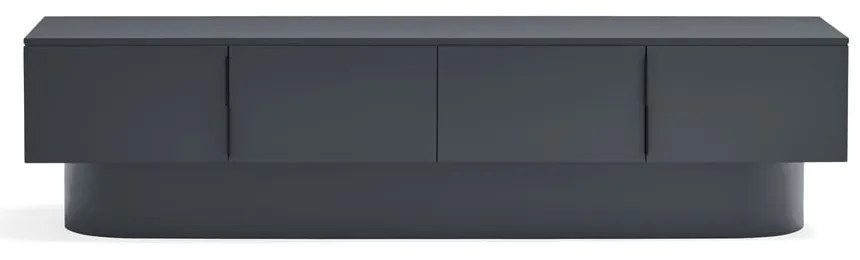 Antracitový TV stolík 200x50 cm Totem – Teulat