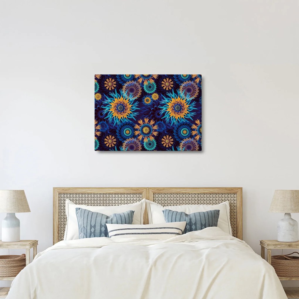 Obraz - 3D kvety (70x50 cm)