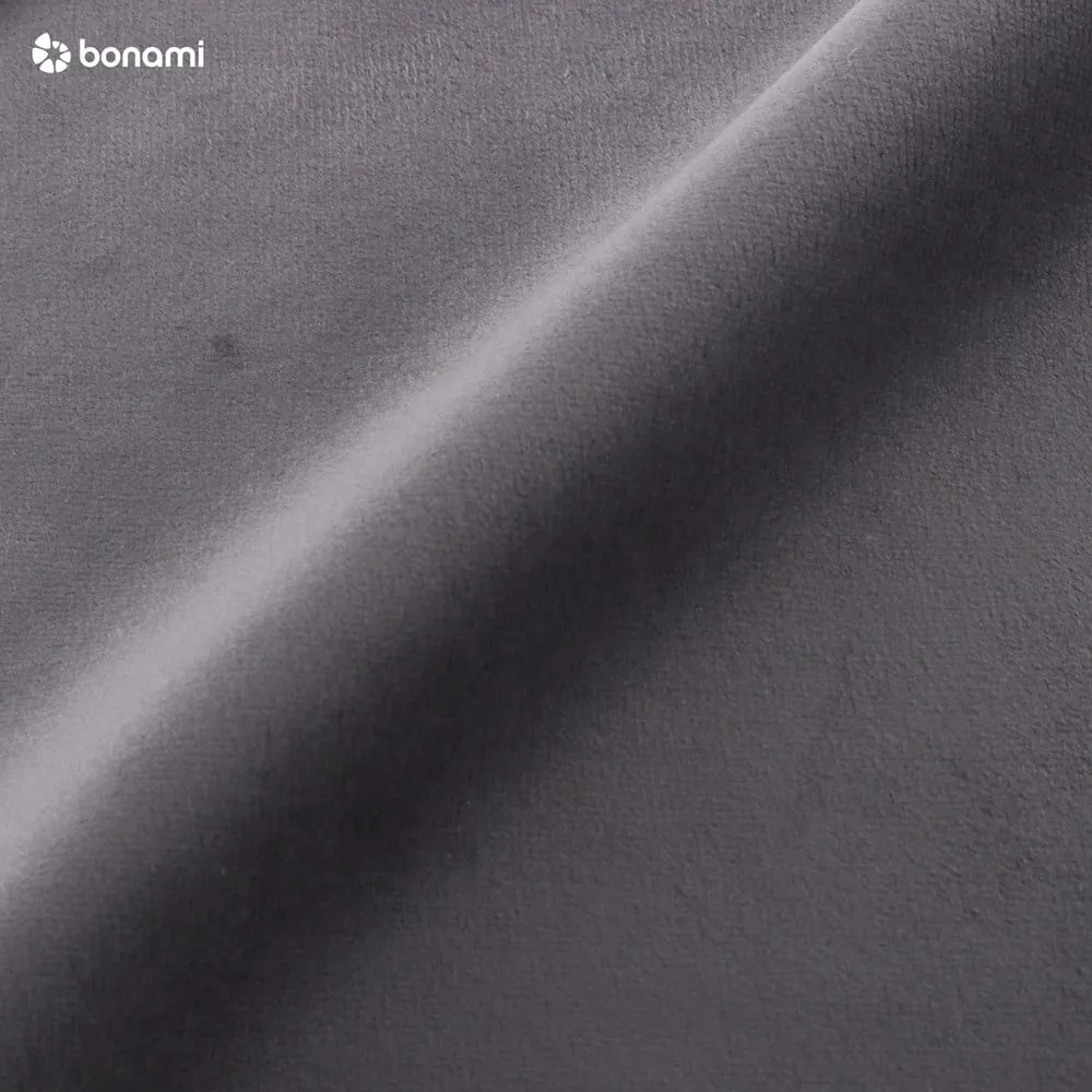 Tmavosivá zamatová čalúnená dvojlôžková posteľ s úložným priestorom s roštom 180x200 cm Arendal – Cosmopolitan Design