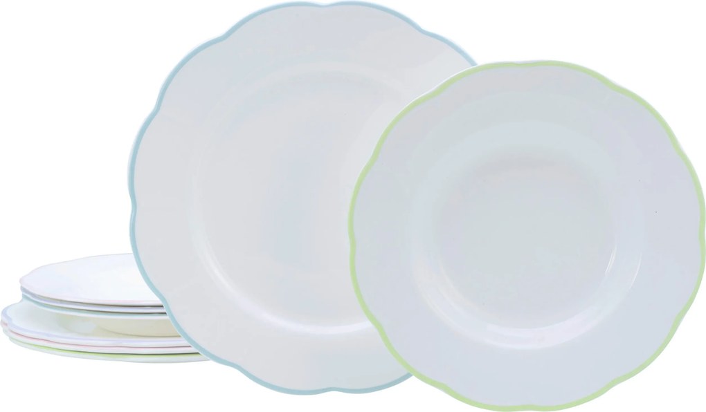 XXXLutz JEDÁLENSKÝ SERVIS Florine Bunt 8-dielne Creatable - Online Only bytové doplnky - 007768074804
