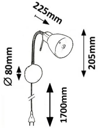 Rabalux SOMA bodové svietidlo 6320