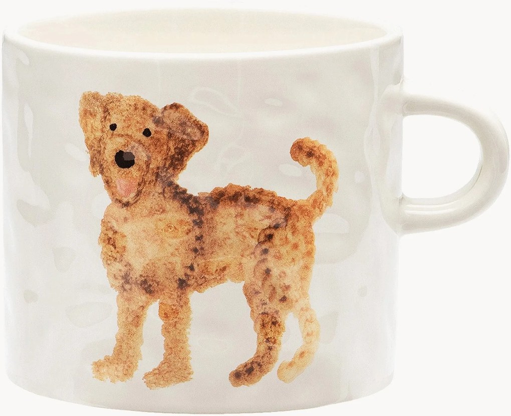 Ručne maľovaný hrnček Labradoodle