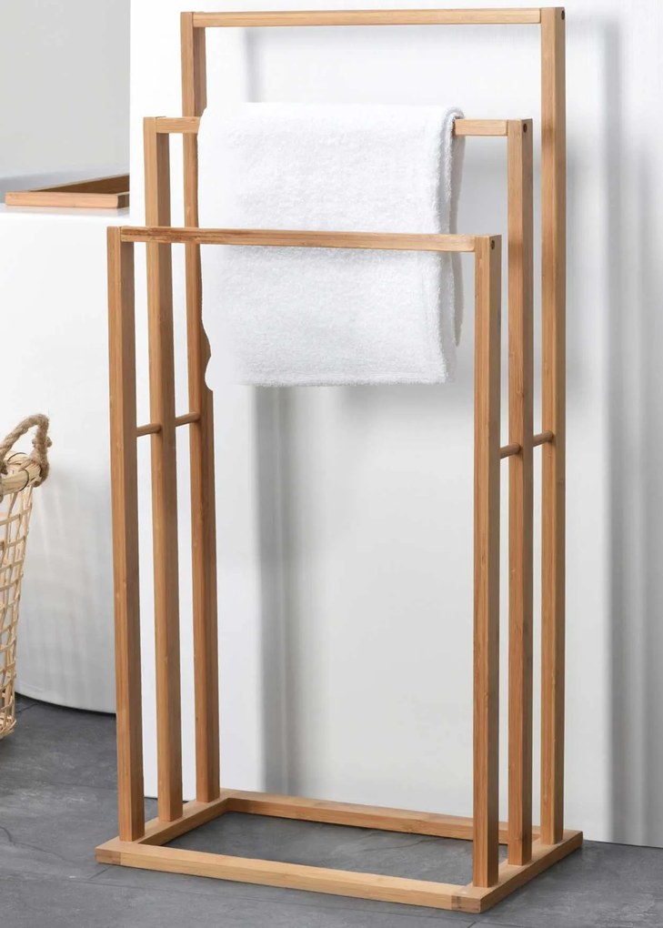 Bathroom Solutions Stojan na uteráky Dylan, bambus