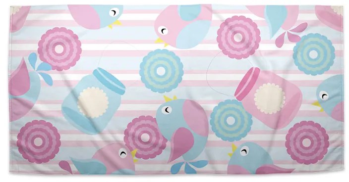 Sablio Uterák Roztomilé vtáčiky - 50x100 cm